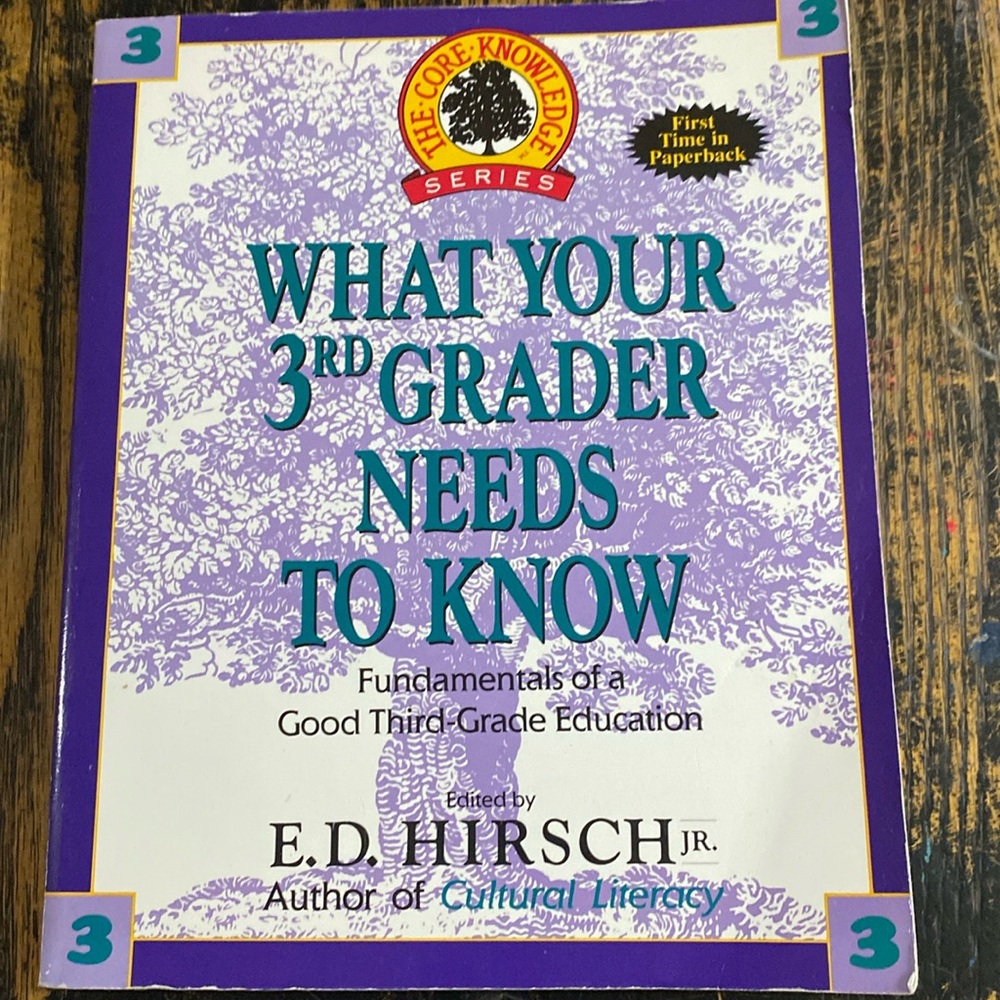 What Your Third Grader Needs to know